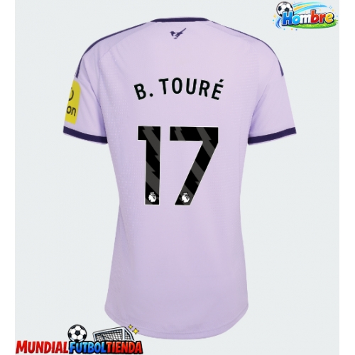 Camiseta Newcastle United Bazoumana Toure #17 Tercera Equipación Replica 2026-27 mangas cortas